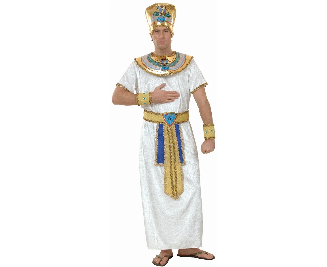 Role play-set for adult Egiptian (hat, collar, robe, belt, armbands), size 52